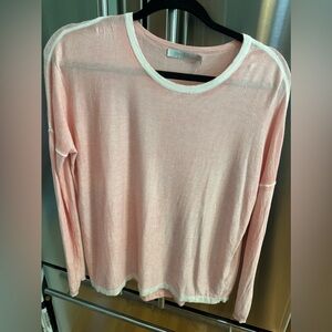 Women's Pink Crew Neck Sweater
